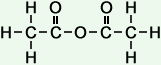 molecular structure of ethanoic anhydride