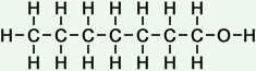 structure of heptanol