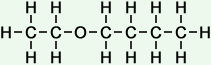 molecular structure of ethoxy butane