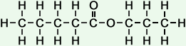 molecular structure of propyl 