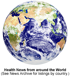 Health News from around the world.