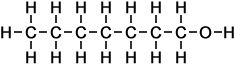 structure of heptanol