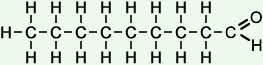 Structure of nonanal