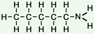 structure of pentylamine