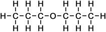 molecular structure of propoxy propane