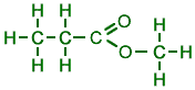 Structure of Methyl Propanoate