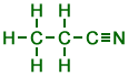 structure of propanenitrile