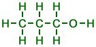 structure of propanol