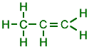 structure of propene