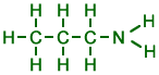 structure of propylamine