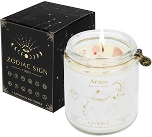Aries Candle in Gift Box